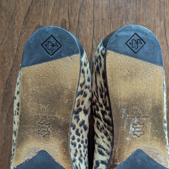 Donald J Pliner Leopard Square Toe Ballet Flats! - Picture 9 of 10